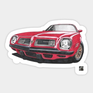 Geo3Doodles Pontiac TA Doodle Sticker